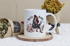 Boss Babe Charm - Empowering Businesswoman PNG Clip Art Product Image 3