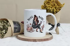 Boss Babe Charm - Empowering Businesswoman PNG Clip Art Product Image 3