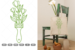 Paint Brush SVG &amp; Clipart Product Image 1
