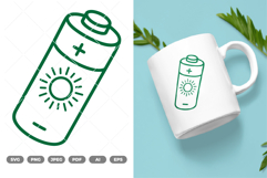 Battery SVG &amp; Clipart Product Image 1