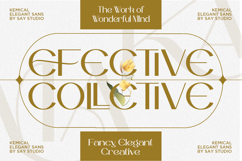 Kemical - Luxury Ligature Sans Serif Font Product Image 4