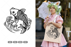 Koi SVG &amp; Clipart Product Image 1