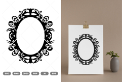Vintage Frame SVG &amp; Clipart Product Image 1