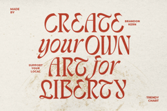 Trendy Chart - Unique Serif Product Image 4
