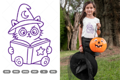 Witch Cat SVG &amp; Clipart Product Image 1