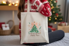 Oh Come Let Us Adore Him Embroidery Design Product Image 4