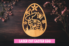 15 Easter Egg Laser Cut File | SVG Templates Product Image 3