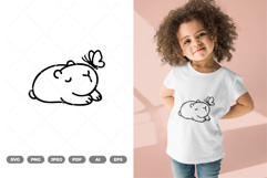 Spring Capybara SVG &amp; Clipart Product Image 1