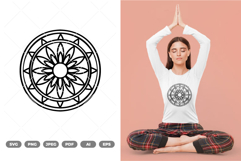 Mandala SVG &amp; Clipart Product Image 1