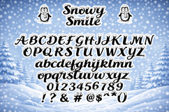 Snowy Smile Playful Winter Script Font Product Image 4