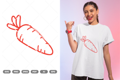 Carrot SVG &amp; Clipart Product Image 1