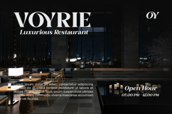 Kozifa Luxury Bold Typeface Product Image 4