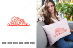 Floral Wall Decor SVG &amp; Clipart Product Image 1