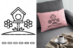 Bird Cage SVG &amp; Clipart Product Image 1
