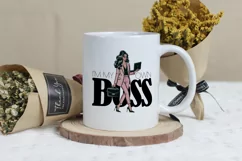 Boss Babe Charm - Empowering Businesswoman PNG Clip Art Product Image 3