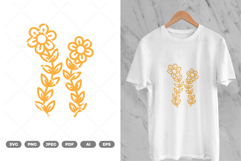 Wild Flowers SVG &amp; Clipart Product Image 1