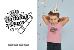 Birthday Queen SVG Clipart Product Image 1