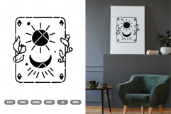 Sun and Moon SVG &amp; Clipart Product Image 1