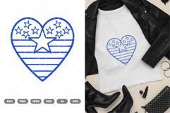 American Heart SVG &amp; Clipart Product Image 1