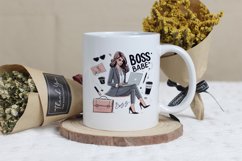 Boss Babe Charm - Empowering Businesswoman PNG Clip Art Product Image 3