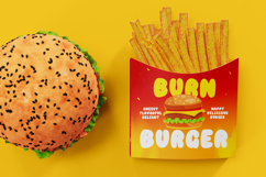 ORANGE CHIPS - Food Font Product Image 3
