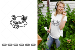 Summer Hat SVG &amp; Clipart Product Image 1