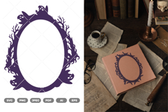 Halloween Frame SVG &amp; Clipart Product Image 1