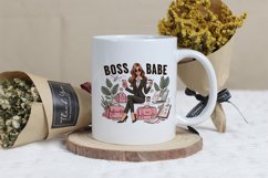 Boss Babe Charm - Empowering Businesswoman PNG Clip Art Product Image 3