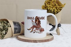 Boss Babe Charm - Empowering Businesswoman PNG Clip Art Product Image 3