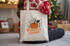 Pumpkin Season Embroidery Design Product Image 4