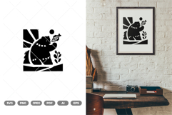 Camping Heartbeat SVG &amp; Clipart Product Image 1