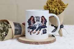 Boss Babe Charm - Empowering Businesswoman PNG Clip Art Product Image 3