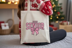 Senior 2026 Bow Graduation Embroidery Design Product Image 4