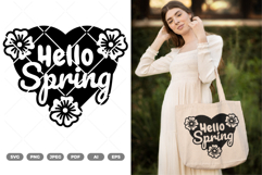 Hello Spring SVG &amp; Clipart Product Image 1