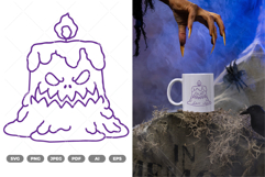 Candle Monster SVG &amp; Clipart Product Image 1