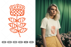 Wildflower SVG &amp; Clipart Product Image 1