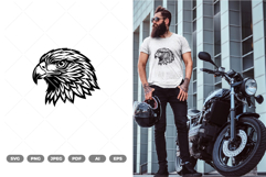 Hawk Head SVG &amp; Clipart Product Image 1