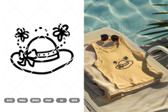 Summer Hat SVG &amp; Clipart Product Image 1