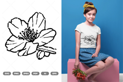 Flower Petal SVG &amp; Clipart Product Image 1