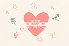 Lovely Days Playful Hand-Drawn Font Product Image 4