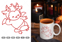 Little Demon SVG &amp; Clipart Product Image 1