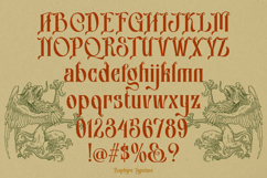 Zaphyre Antique Font Product Image 4