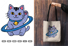 Lucky Cat Colored SVG &amp; Clipart Product Image 1