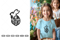 Easter Bunny SVG &amp; Clipart Product Image 1