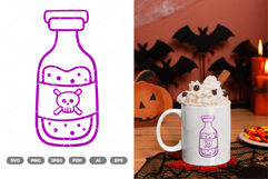 Poison Bottle SVG &amp; Clipart Product Image 1