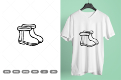 Boots SVG &amp; Clipart Product Image 1