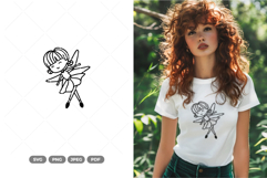 Fairy Doodle SVG &amp; Clipart Product Image 1