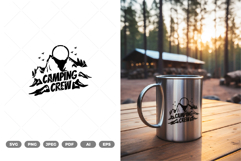 Camping Crew SVG &amp; Clipart Product Image 1
