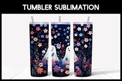 6 Halloween Tumbler Wrap Ghosts I Halloween Tumbler Product Image 4