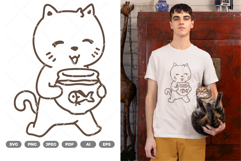 Cat SVG &amp; Clipart Product Image 1
